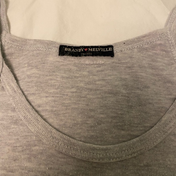 Brandy Melville grey tank top - Picture 3 of 4